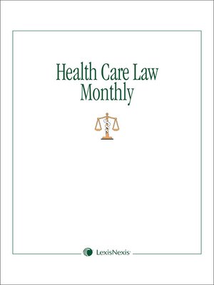 cover image of Health Care Law Monthly